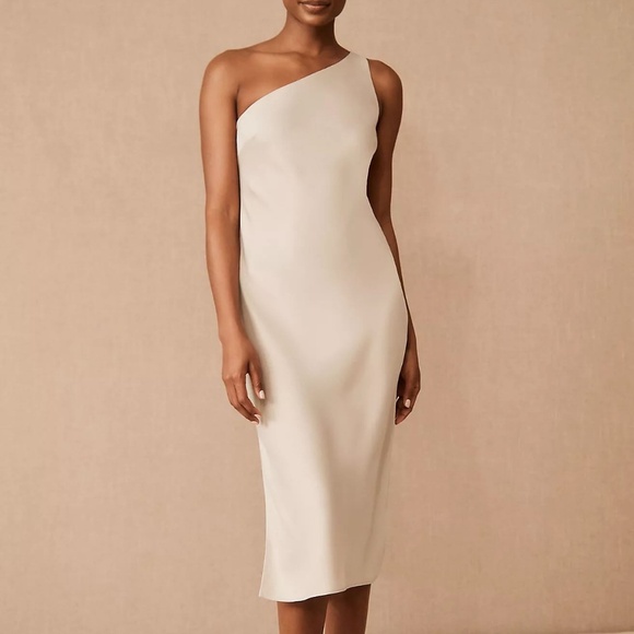 BHLDN Audrie Satin Dress - Picture 1 of 3